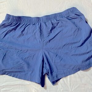 Columbia Cool Blue Drawstring Athletic Shorts with Pockets